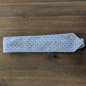 Men's Necktie - Jones New York - Grey w Black dots